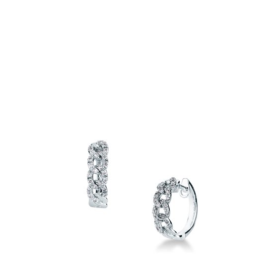Orecchini Mirco Visconti Donna in Oro bianco Diamante 0.16 Ct LF502 - LF502